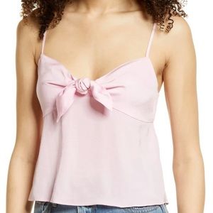 🆕 Nordstrom BP BOW DETAIL TANK TOP IN PINK OPAL